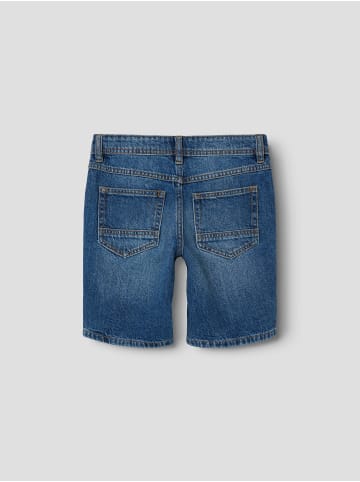 name it Shorts in Medium Blue Denim