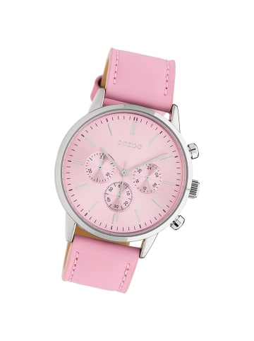 Oozoo Analog-Armbanduhr Oozoo Timepieces rosa groß (ca. 40mm)