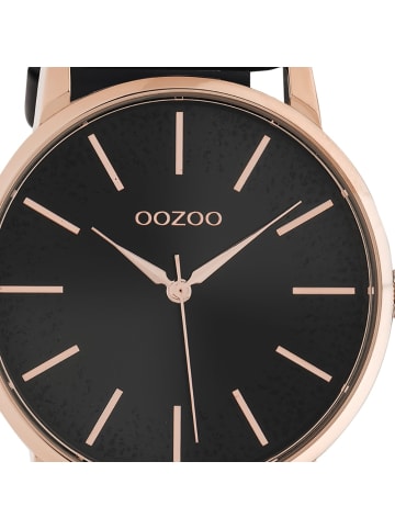 Oozoo Armbanduhr Oozoo Timepieces schwarz groß (ca. 40mm)