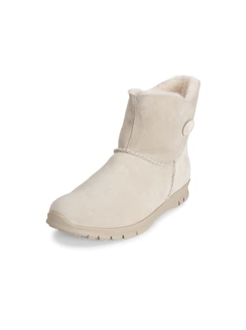 VITAFORM Veloursleder Stiefeletten in offwhite