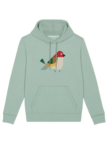 wat? Apparel Sweatshirt Vogel in Aloe