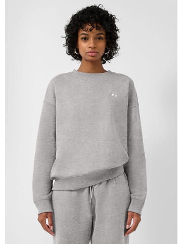 QS Sweatshirt in 9400_grau meliert