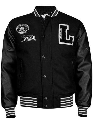 Lonsdale Jacke "Oxford All Season" in Schwarz