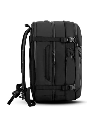 Stratic Move Reiserucksack 50 cm Laptopfach mit Dehnfalte in black