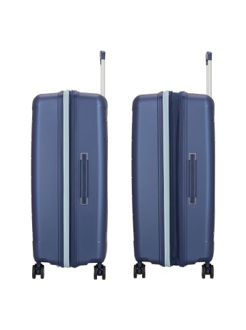 Jump Furano 2 4 Rollen Trolley 76 cm mit Dehnfalte in bleu nuit