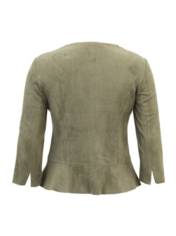 Betty Barclay Blazer-Jacke mit Reißverschluss in Dusty Olive