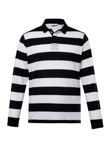 Men Plus Poloshirt in schwarz