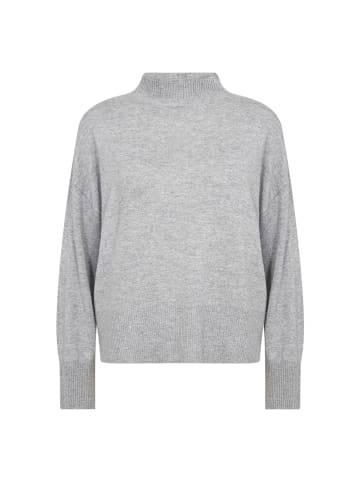 soyaconcept Strickpullover mit Rollkragen in Lt Grey Melange