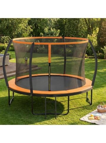SONGMICS Trampolin Saul in Schwarz-Orange - Ø305 cm