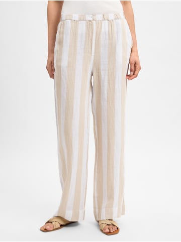 IPURI Hose in melange weiß - 0001