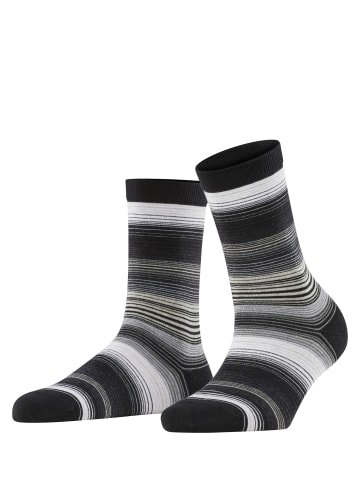 Burlington Socken Stripe in Black