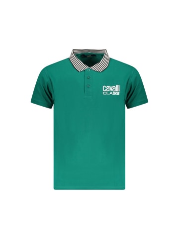 cavalli CLASS Grün Schwarz Baumwolle Herren T-Shirt