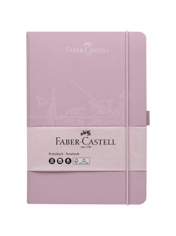 Faber-Castell Notizbuch - A5 kariert 194 Seiten rose shadows.