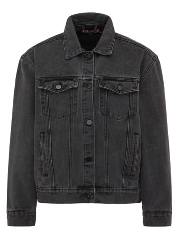 myMo ROCKS Damen Jeansjacke in Schwarz