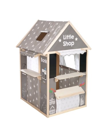 roba Spielhaus-Kombination mit Kaufladen, Theater, Tafel & Post-/Bank-/Kioskschalter