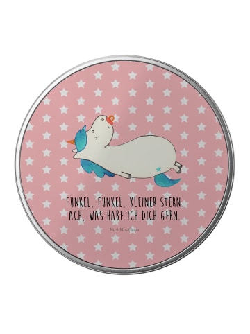 Mr. & Mrs. Panda zuckerdose Einhorn Schnuller mit Spruch in Rot Pastell