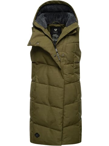 ragwear Steppweste Pavla Vest in Light Olive23