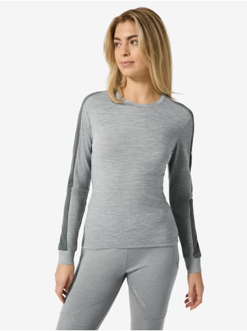 super.natural Merino Longsleeve ALARM RUNNING LS in grau