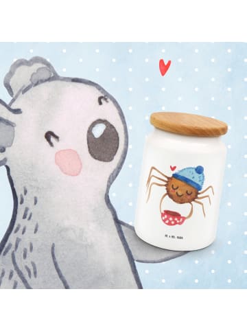 Mr. & Mrs. Panda Frischhaltedosen Spinne Agathe Kaffee ohne Spruch in Weiß