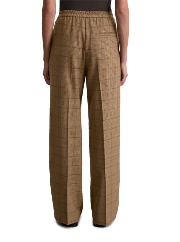 Marc O'Polo Karierte Jogger-Pants relaxed in multi/pure sand