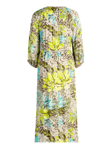 Betty Barclay Sommerkleid mit Rundhalsausschnitt in Beige/Yellow