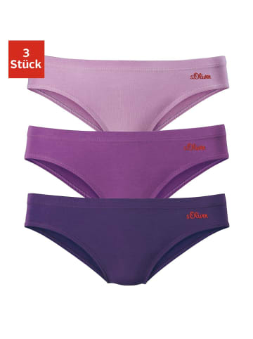 S. Oliver Bikinislip in beere-lila