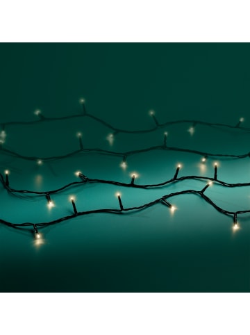 LUMINEO Lichterkette BASIC 360 LED 27 m, schwarzes Kabel in warm weiß