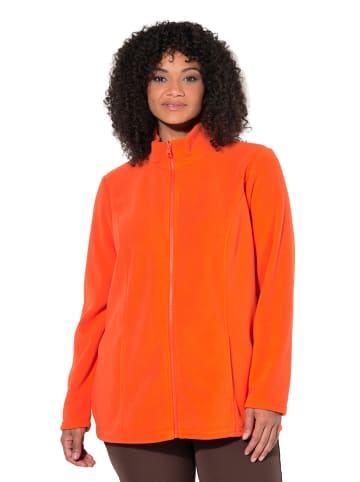 Ulla Popken Sweatjacke in orangerot