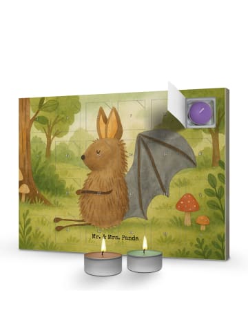 Mr. & Mrs. Panda adventskalender mit duftkerzen Fledermaus Sitze... in Weiß