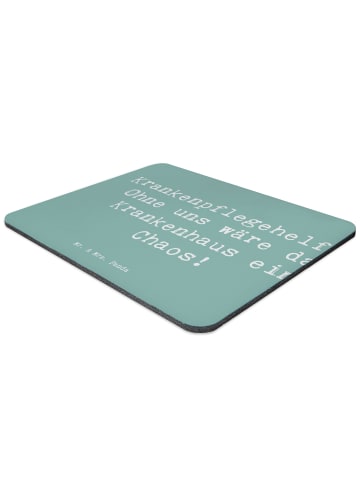 Mr. & Mrs. Panda Mouse Pad Spruch Krankenpflegehelfer Chaos mit ... in Meeresbrise