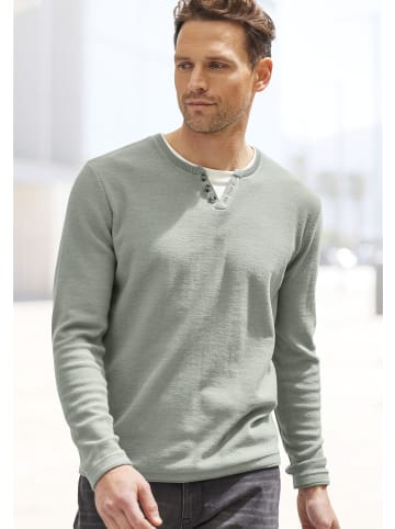 H.I.S Strickpullover in salbei