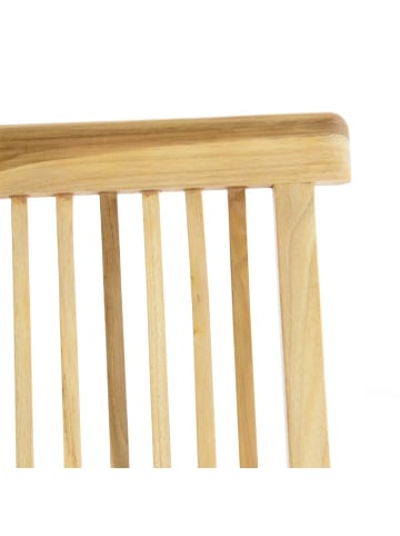 VCM  2er Gartenstuhl Hochlehner Klappstuhl Holz Teak in Braun