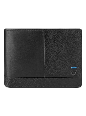 Roncato Trial DLX Geldbörse Leder 9.5 cm in nero