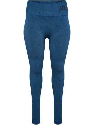 Hummel Hummel Leggings Hmlte Training Damen Atmungsaktiv Feuchtigkeitsabsorbierenden Nahtlosen in INSIGNIA BLUE MELANGE