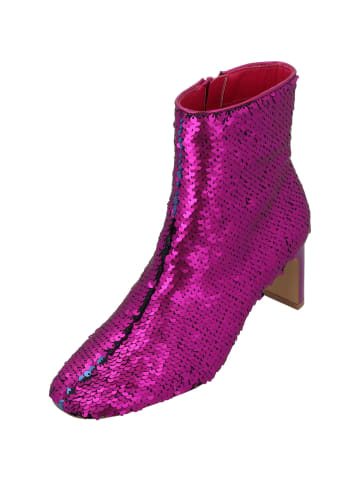 La Strada Stiefeletten in fuchsia sequins