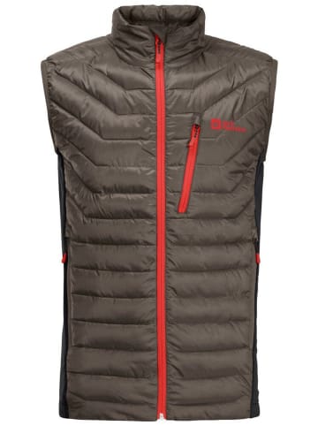 Jack Wolfskin Funktionsweste ROUTEBURN PRO INS VEST in Braun