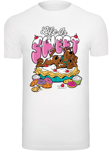 F4NT4STIC T-Shirt Scooby Doo Life Is Sweet in weiß