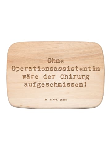 Mr. & Mrs. Panda Holzbrett Spruch Operationsassistentin Wichtigk... in Transparent