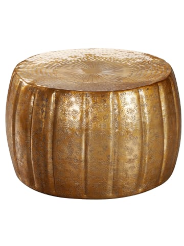 FineBuy Couchtisch in Gold / Aluminium / 60x60x60