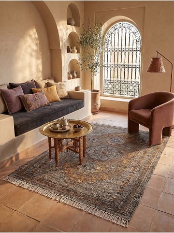 KADIMA DESIGN Naturfaser-Teppich Handgewebt BERMEO Berber Wohnzimmer 41% Wolle in Natur