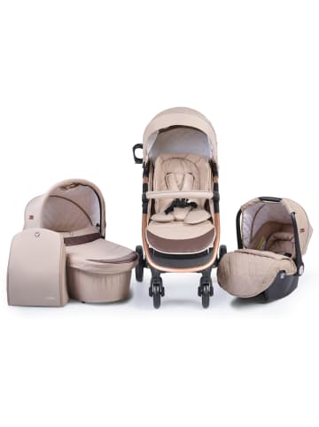 Cangaroo Kombikinderwagen Noble 3 in 1 in braun