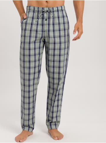 Hanro Pyjamahose Night & Day in green check