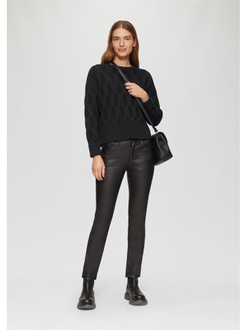 s.Oliver Strickpullover langarm in Schwarz