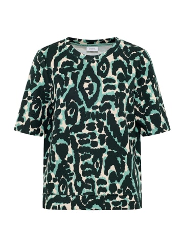 Cecil Cupro Touch Print-Shirt in Grün
