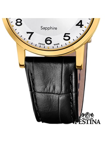 Festina Analog-Armbanduhr Festina Swiss Made schwarz klein (ca. 29,3mm)