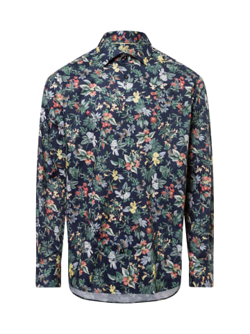 Eterna Hemd in marine mehrfarbig