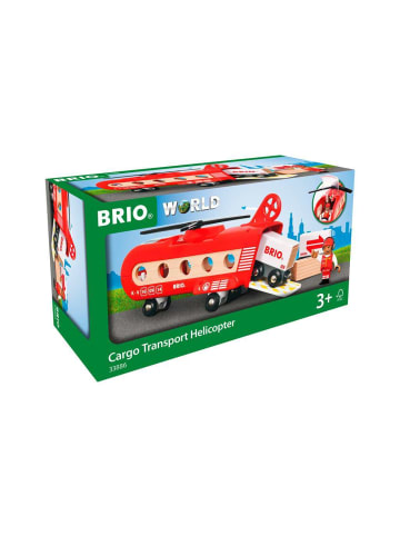 Brio Aktionsspiel BRIO World - Eisenbahn-Transporthubschrauber Ab 3 Jahre in bunt