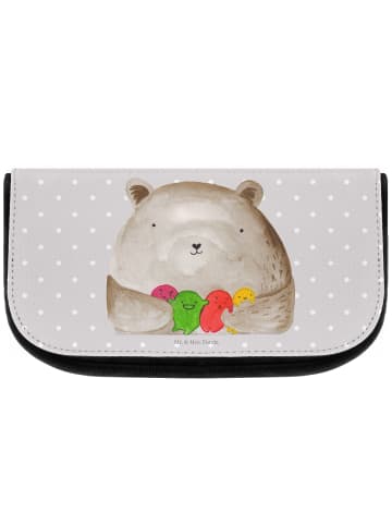 Mr. & Mrs. Panda Waschbeutel Bär Gefühl ohne Spruch in Grau Pastell