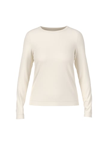 MARC CAIN Klassisches Langarmshirt in Bright Ecru