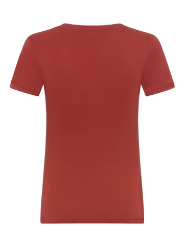 Kangaroos Kurzarmshirt in rostrot